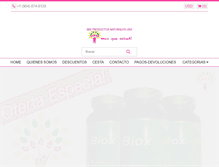 Tablet Screenshot of misproductosnaturalesusa.com